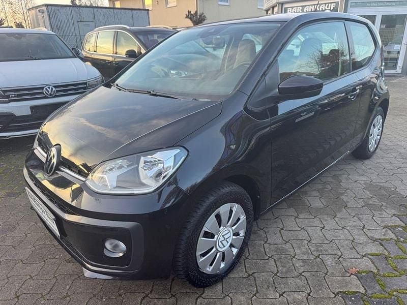 Deep black perleffekt (metallic) Gebraucht 2021 VW up! move up! Kleinwagen | 9.299 € (Fairer Preis) - Bild 1/4