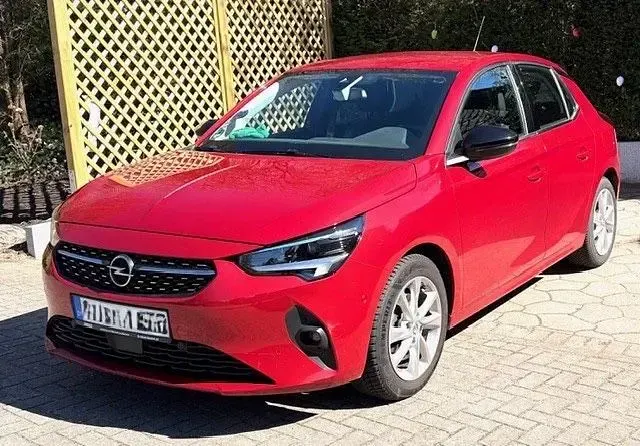 Używany Opel Corsa Elegance 101 KM (74 kW) 2020 Czerwony Hatchback