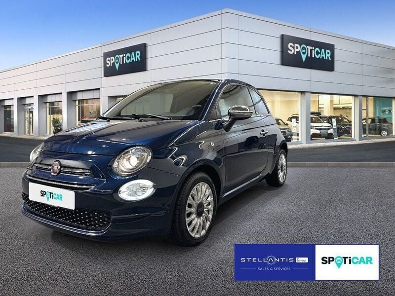 Blaulackierung (metallic) Gebraucht 2019 Fiat 500C Lounge Cabrio | 10.885 € (Guter Preis) - Bild 1/4