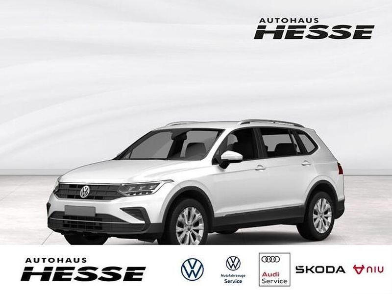 Pure white Gebraucht 2024 VW Tiguan Allspace R-line SUV | 44.930 € (Teuer) - Bild 1/4