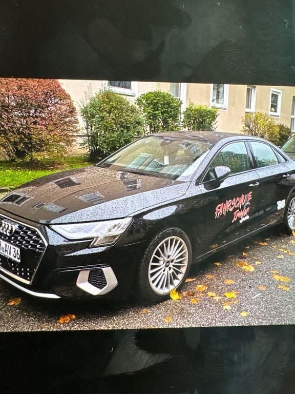 Schwarz Gebraucht 2021 Audi A3 S-Line Limousine | 20.000 € (Superpreis) - Bild 1/4