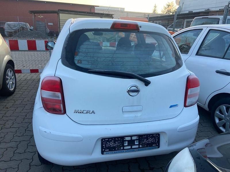 Gebraucht Nissan Micra Visia 80 PS (58 kW) 2012 Weiß Kleinwagen