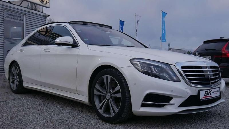 Diamant weiß designo lack Gebraucht 2015 Mercedes S350 Limousine | 29.990 € (Teuer) - Bild 1/4