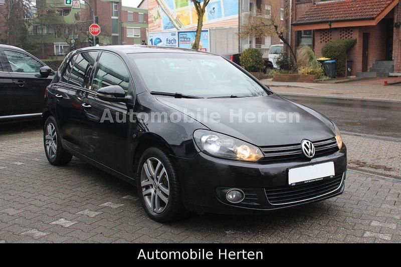 Gebraucht VW Golf VI Comfortline 80 PS (58 kW) 2009 Schwarz Kleinwagen