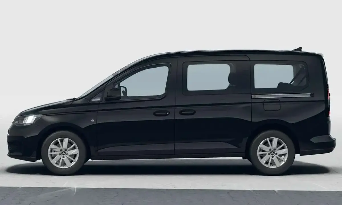 Nowe VW Caddy Maxi Life 122 KM (89 kW) 2025 Czarny Minivan