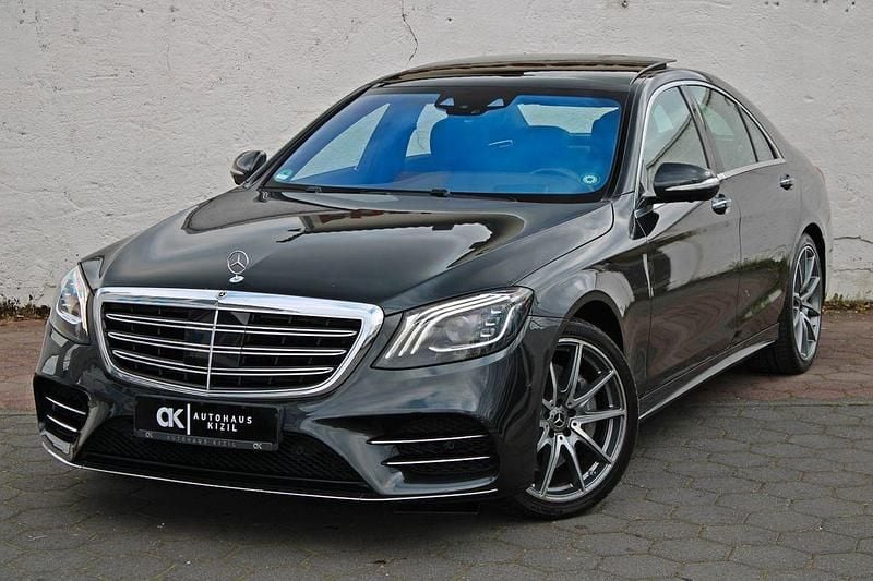 Schwarz Gebraucht 2018 Mercedes S350 AMG line Limousine | 45.000 € (Superpreis) - Bild 1/4