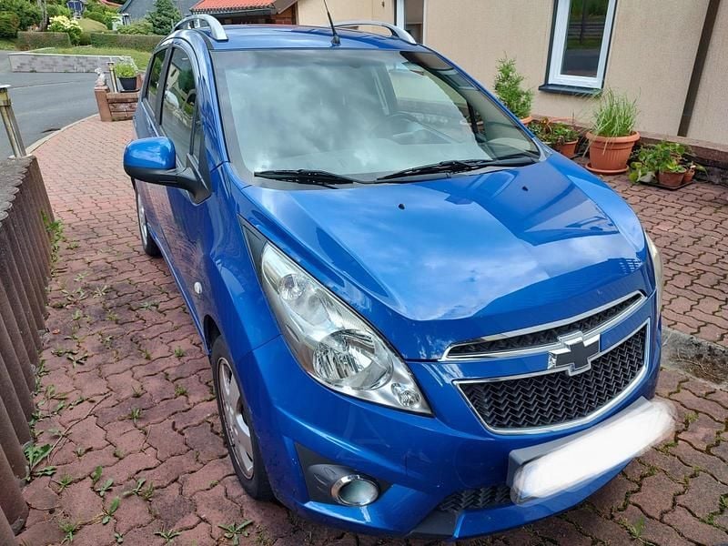 Blau Gebraucht 2012 Chevrolet Spark Kleinwagen | 2.990 € (Fairer Preis) - Bild 1/4