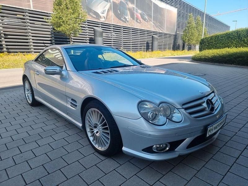 Gebraucht Mercedes SL500 AMG line 387 PS (284 kW) 2007 Silber Cabrio