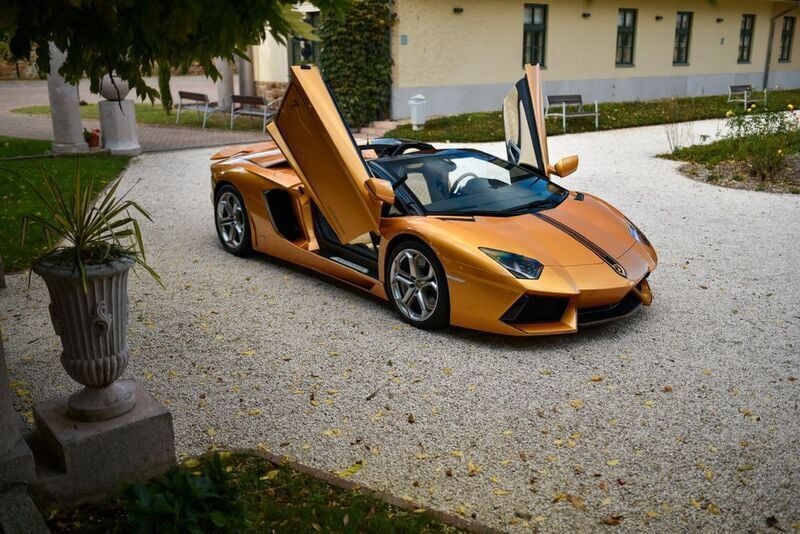 Gebraucht Lamborghini Aventador 700 PS (514 kW) 2015 Orange Cabrio