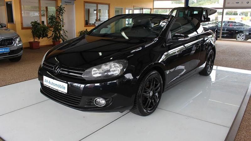 Schwarz Gebraucht 2013 VW Golf Cabriolet Cabrio | 6.480 € (Guter Preis) - Bild 1/4