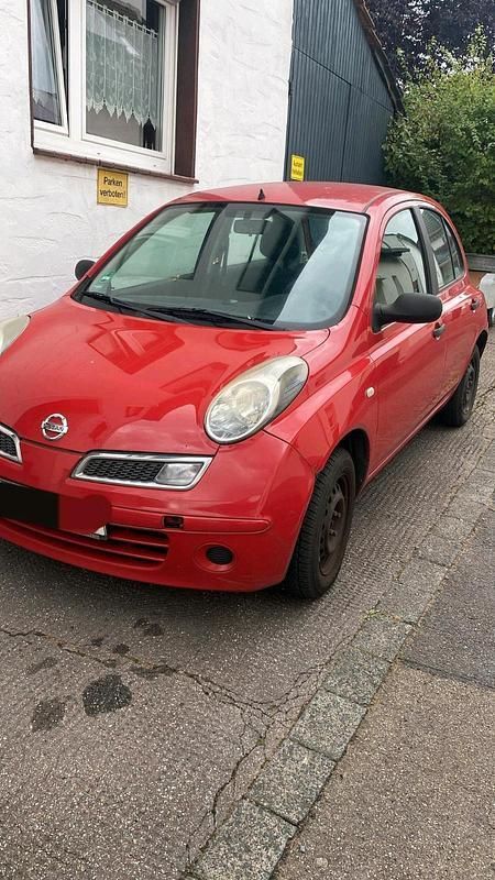 Rot Gebraucht 2008 Nissan Micra Kleinwagen | 599 € - Bild 1/4