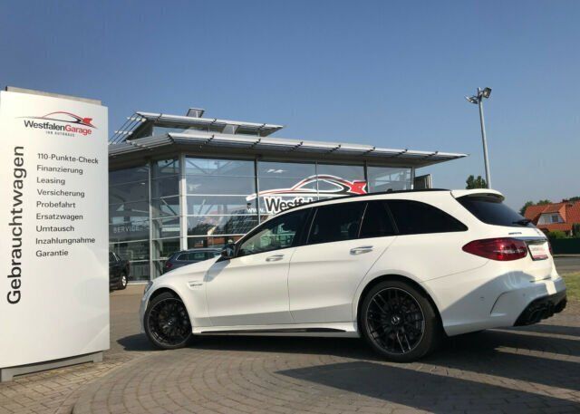 Gebraucht Mercedes C63 AMG AMG 476 PS (350 kW) 2018 Weiß metallic Kombi