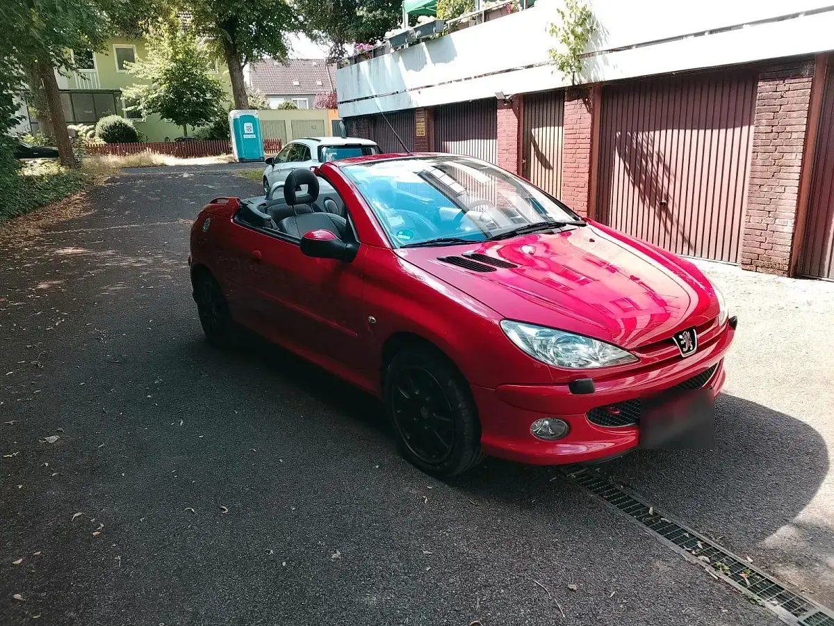 Gebraucht Peugeot 206 CC 2006 Rot Cabrio