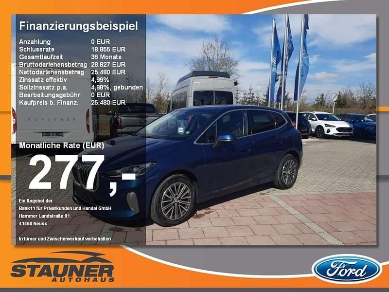 Phytonicblau metallic Gebraucht 2023 BMW 218 Active Tourer Luxury Line Van / Kleinbus | 24.980 € (Superpreis) - Bild 1/4