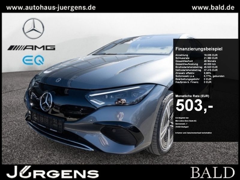 Grau selenitgrau metallic Gebraucht 2024 Mercedes EQE350 AMG Limousine | 53.550 € (Etwas zu teuer) - Bild 1/4
