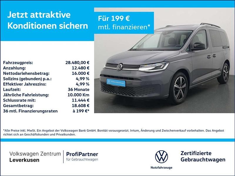 Pure grey Gebraucht 2023 VW Caddy Dark Label Van / Kleinbus | 28.480 € (Fairer Preis) - Bild 1/4
