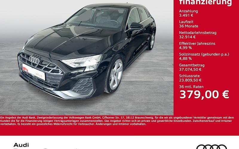 Gebraucht Audi A3 S-Line 150 PS (110 kW) 2025 Schwarz Limousine