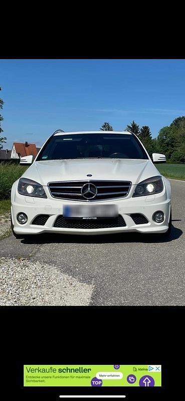Weiß Gebraucht 2010 Mercedes C63 AMG AMG Kombi | 29.999 € (Fairer Preis) - Bild 1/4