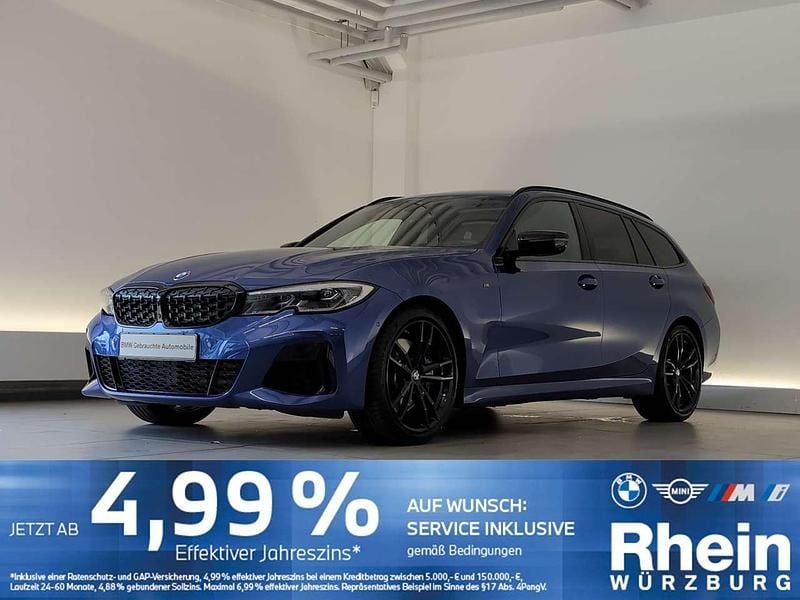 Portimao blue metallic Gebraucht 2022 BMW 340 M Sport Kombi | 42.555 € (Guter Preis) - Bild 1/4