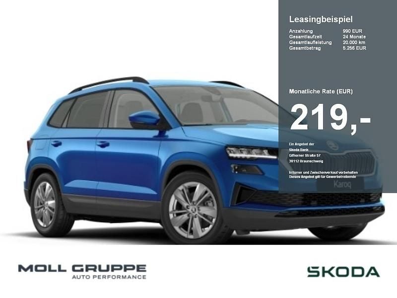 Moonweiß perleffekt Neu 2026 Skoda Karoq Selection SUV | 37.590 € (Fairer Preis) - Bild 1/4