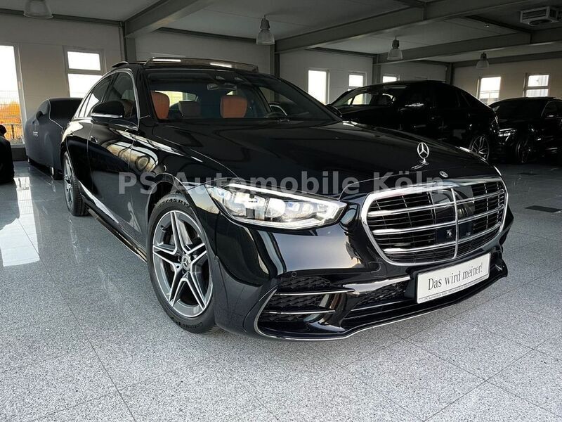 Schwarz Gebraucht 2023 Mercedes S400 AMG line Limousine | 108.888 € - Bild 1/4
