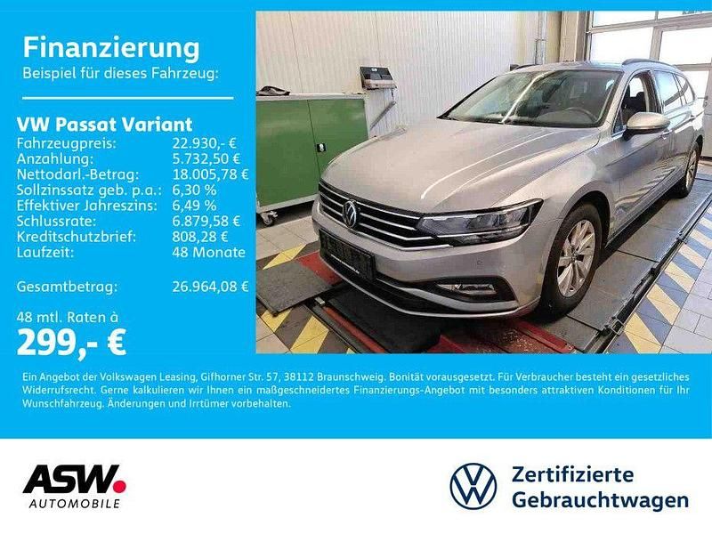 Pyritsilber metallic Gebraucht 2022 VW Passat Conceptline Kombi | 22.930 € (Guter Preis) - Bild 1/4