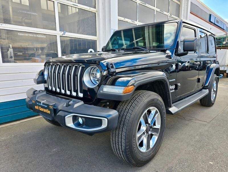 Schwarz Gebraucht 2019 Jeep Wrangler Sahara SUV | 37.499 € (Superpreis) - Bild 1/4