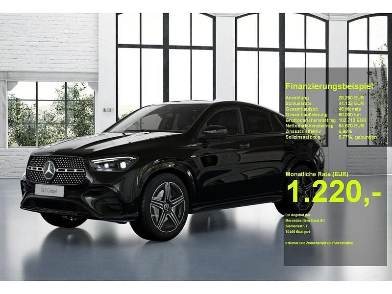 Schwarz Neu 2025 Mercedes GLE350 AMG Coupé | 113.160 € - Bild 1/3