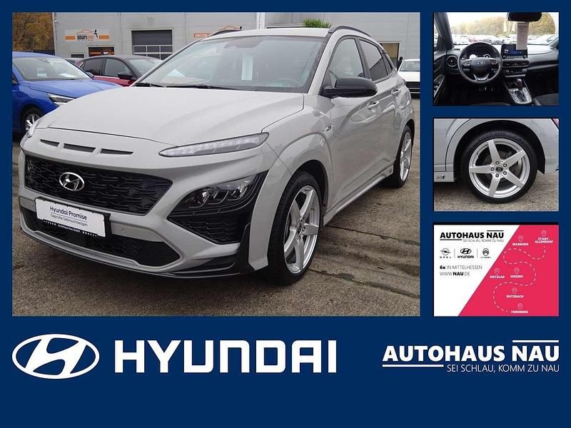 Cyber grey / met Gebraucht 2021 Hyundai Kona N Line SUV | 22.990 € (Fairer Preis) - Bild 1/4
