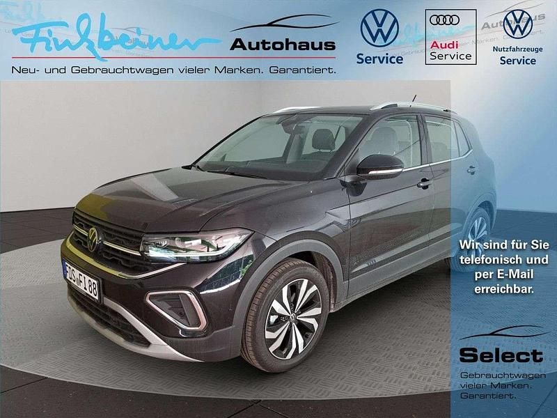 Deep black perleffekt (schwarz), perleffekt Gebraucht 2024 VW T-Cross Style SUV | 24.900 € (Fairer Preis) - Bild 1/4