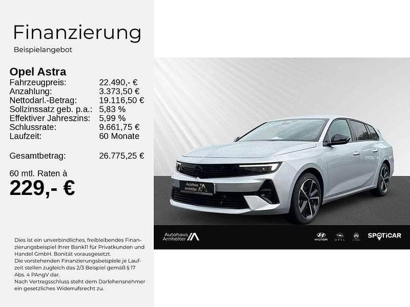 Gebraucht Opel Astra 131 PS (96 kW) 2024 Grau Kombi