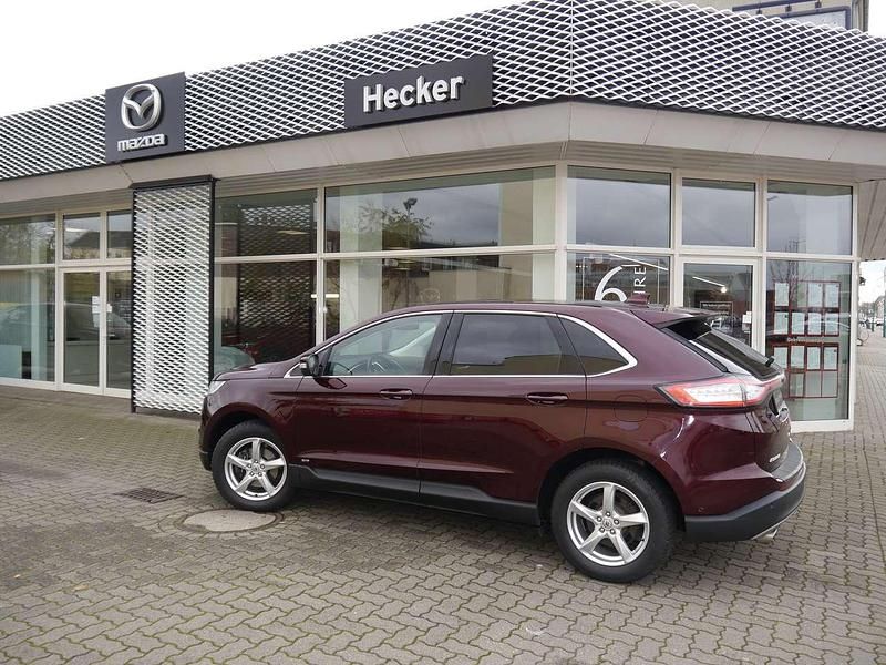 Kirschrot metallic Gebraucht 2018 Ford Edge Titanium SUV | 17.800 € (Guter Preis) - Bild 1/4