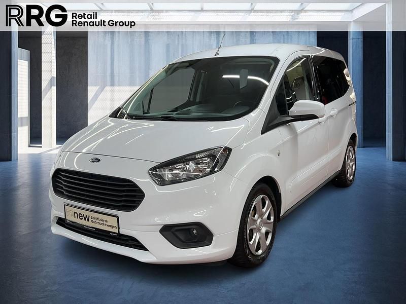 Weiß Gebraucht 2020 Ford Tourneo Courier Trend Van / Kleinbus | 14.990 € (Etwas zu teuer) - Bild 1/3