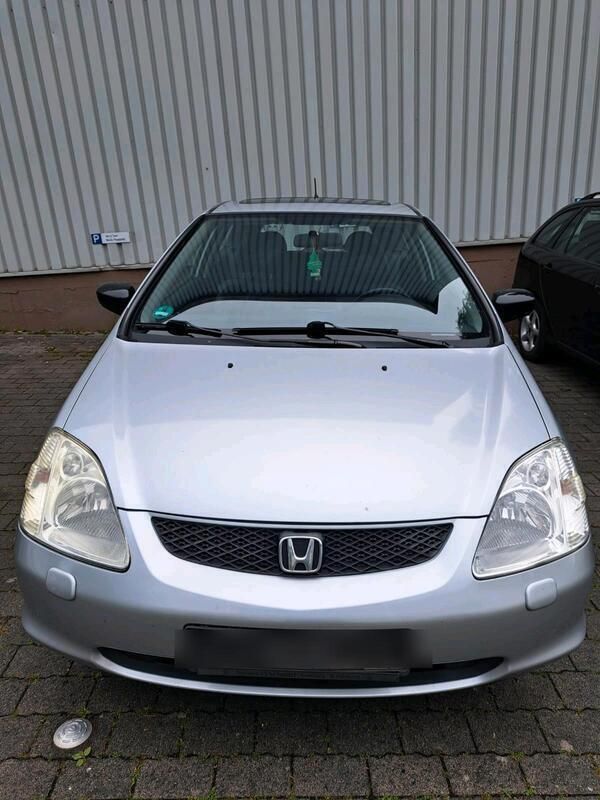 Grau Gebraucht 2003 Honda Civic Kleinwagen | 800 € (Superpreis) - Bild 1/4
