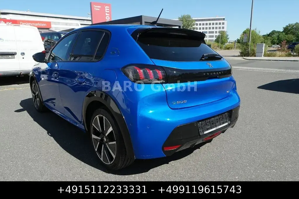 Gebraucht Peugeot e-208 GT 100 kW (136 PS) 2022 Blau Kleinwagen
