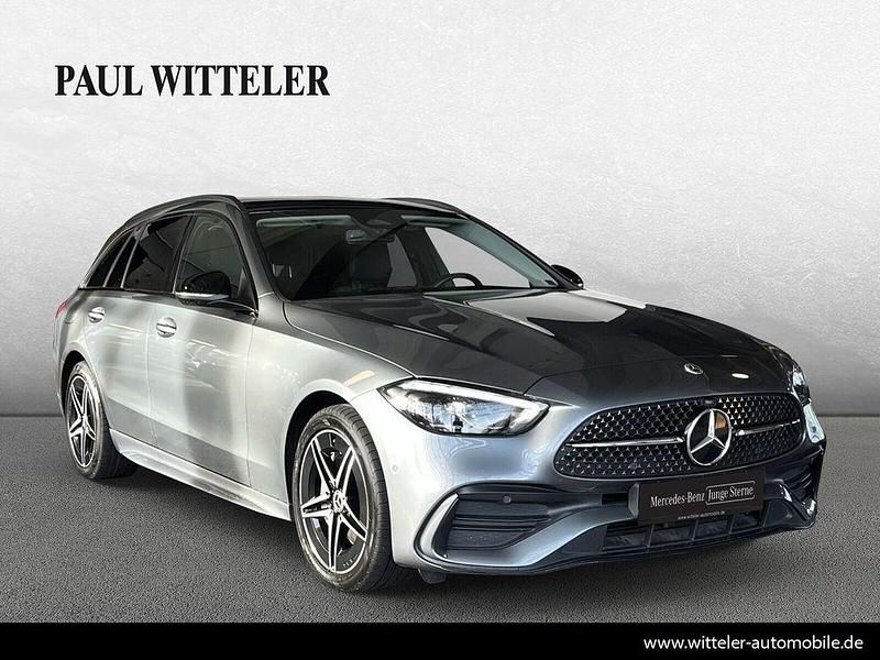 Gebraucht Mercedes C300e AMG line 204 PS (150 kW) 2022 Lack selenitgrau Kombi