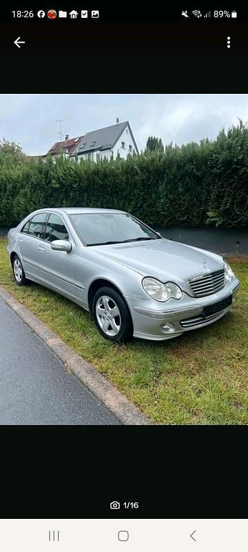 Silber Gebraucht 2005 Mercedes C200 Elegance Limousine | 2.300 € (Guter Preis) - Bild 1/4