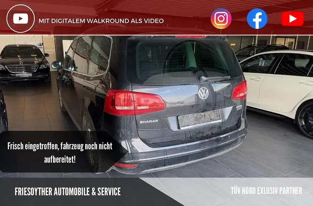 Gebraucht VW Sharan Highline 140 PS (102 kW) 2011 Schwarz Van / Kleinbus