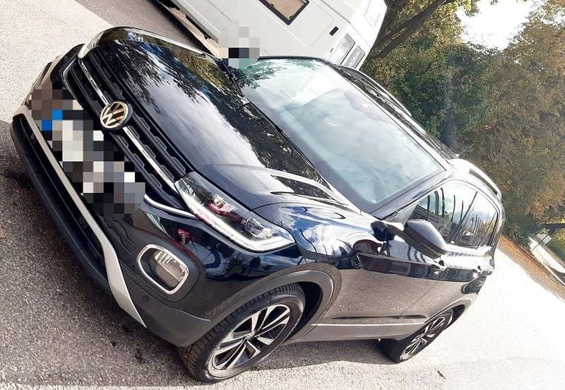 Schwarz Gebraucht 2020 VW T-Cross United SUV | 15.800 € (Guter Preis) - Bild 1/4