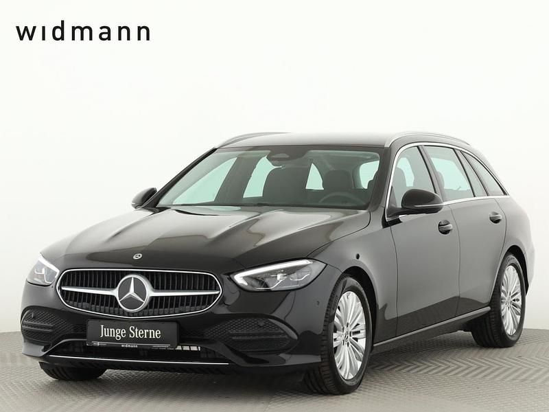 Obsidianschwarz metallic Gebraucht 2024 Mercedes C200 Avantgarde Kombi | 36.850 € (Guter Preis) - Bild 1/4