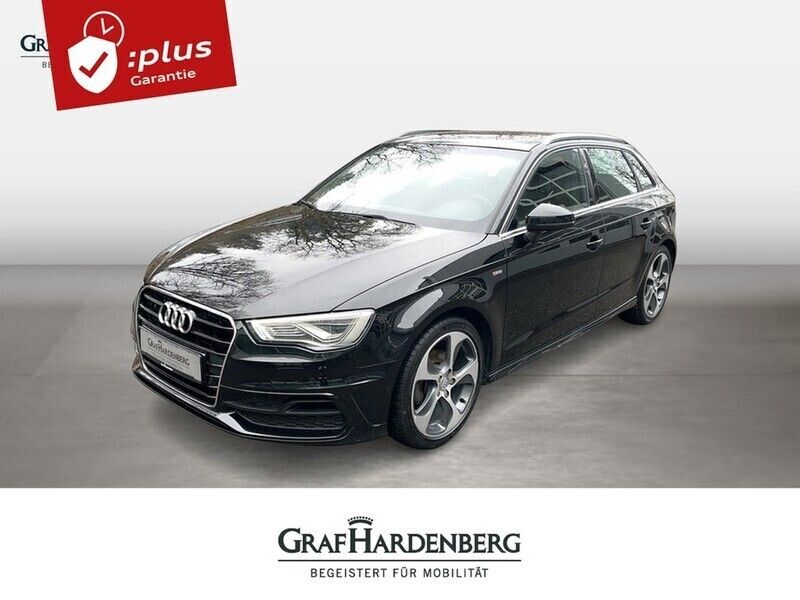 Schwarz Gebraucht 2017 Audi A3 Sportback S-Line Limousine | 18.930 € (Etwas zu teuer) - Bild 1/4
