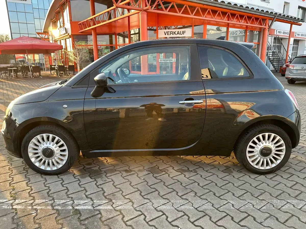 Gebraucht Fiat 500 Lounge 69 PS (50 kW) 2007 Schwarz Kleinwagen