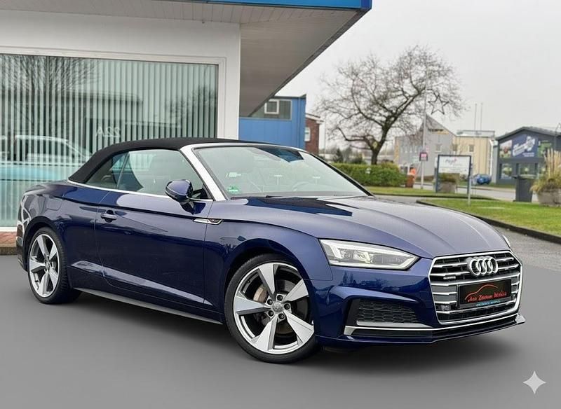 Gebraucht Audi A5 Cabriolet S-Line 190 PS (139 kW) 2019 Blau Cabrio