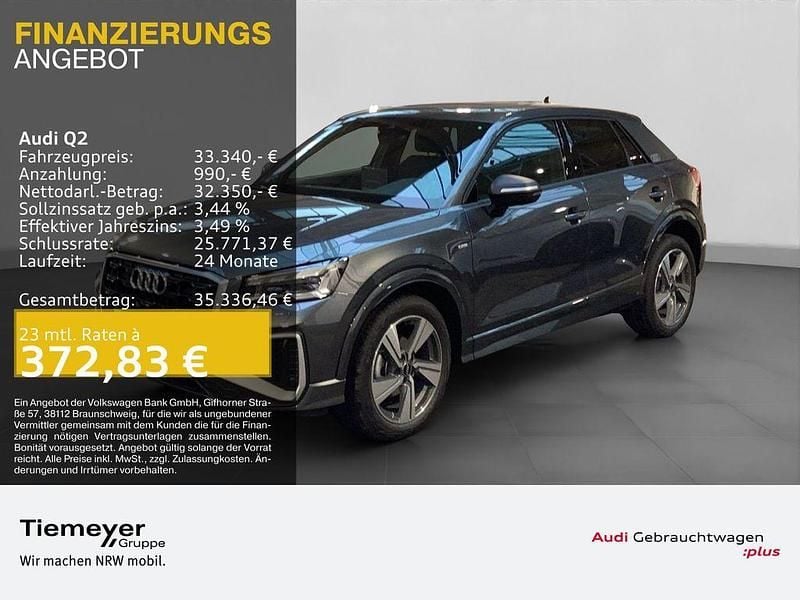 Grau Gebraucht 2024 Audi Q2 S-Line SUV | 33.340 € (Fairer Preis) - Bild 1/4