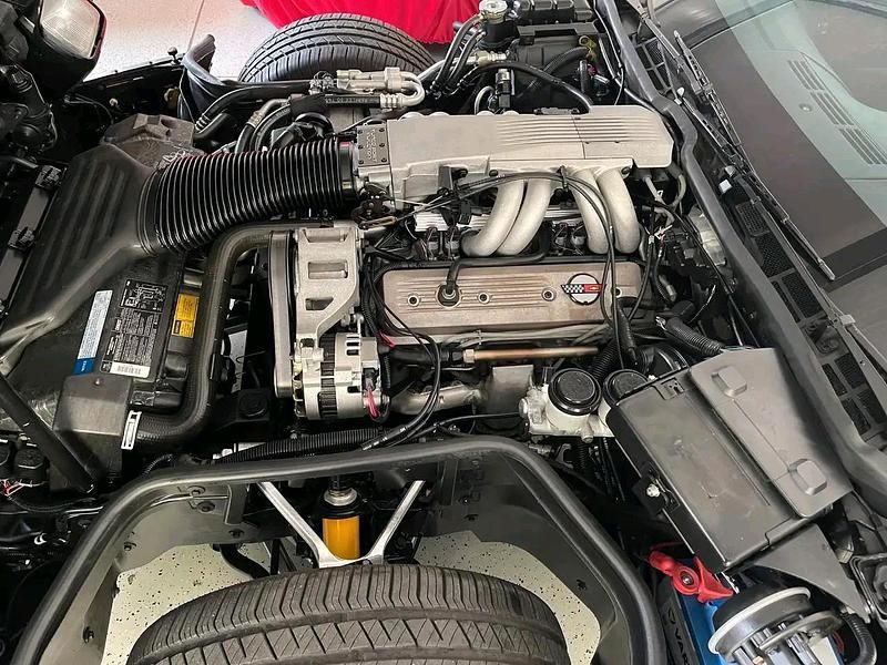 Gebraucht Corvette C4 1990 Schwarz Cabrio