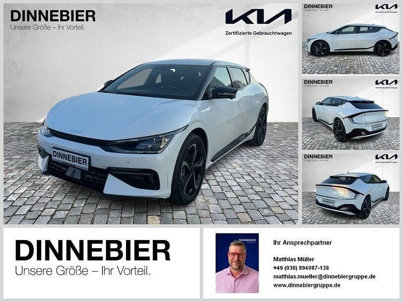 Weiß (metallic) Gebraucht 2024 Kia EV6 4 SUV | 45.400 € (Guter Preis) - Bild 1/4