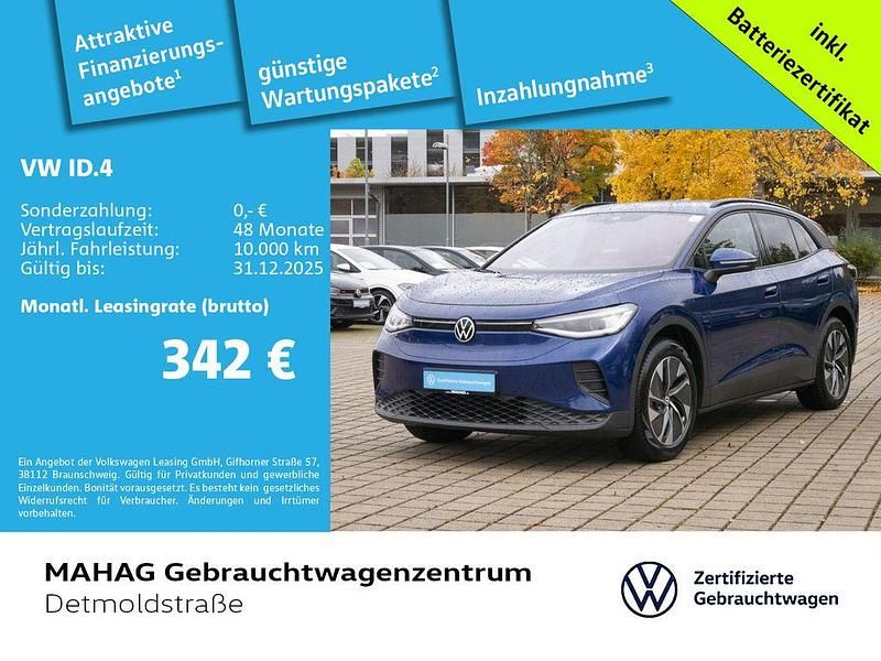 Blue dusk metallic Gebraucht 2025 VW ID.4 Pure SUV | 35.681 € (Etwas zu teuer) - Bild 1/2