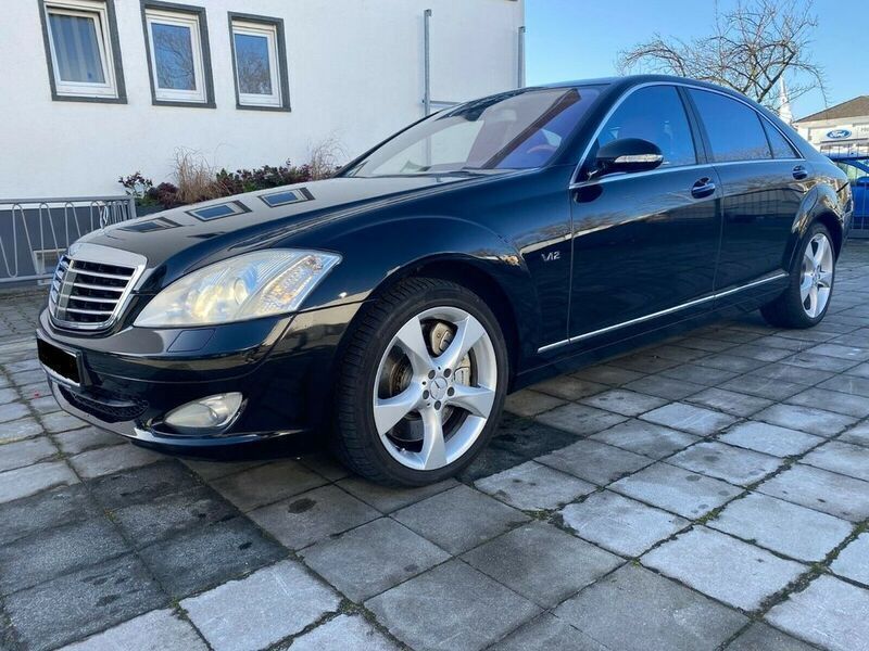 Schwarz Gebraucht 2008 Mercedes S600 Limousine | 21.990 € (Etwas zu teuer) - Bild 1/4