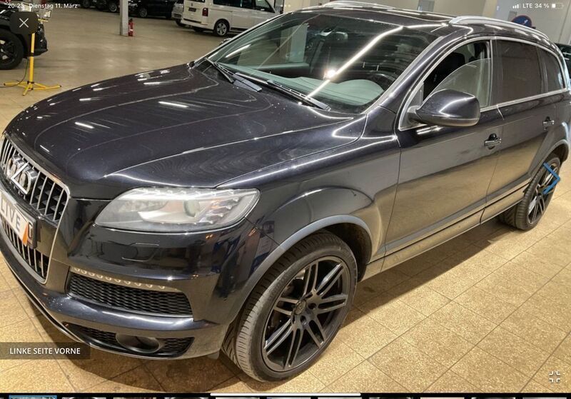 Schwarz Gebraucht 2011 Audi Q7 S-Line SUV | 13.998 € (Guter Preis) - Bild 1/4