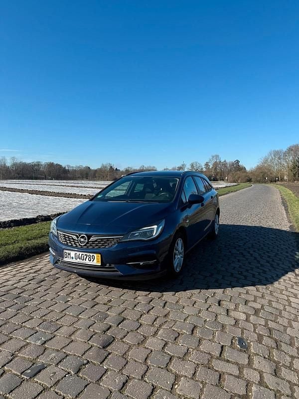 Gebraucht Opel Astra 110 PS (80 kW) 2020 Blau Kombi